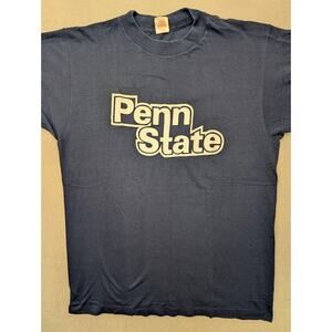 Vintage Penn State University T Shirt XL Collegiate Pacific Single Stitch 80s